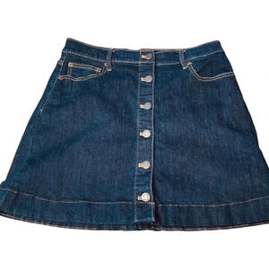 Gap 1969 Dark Wash Denim Mini Skirt